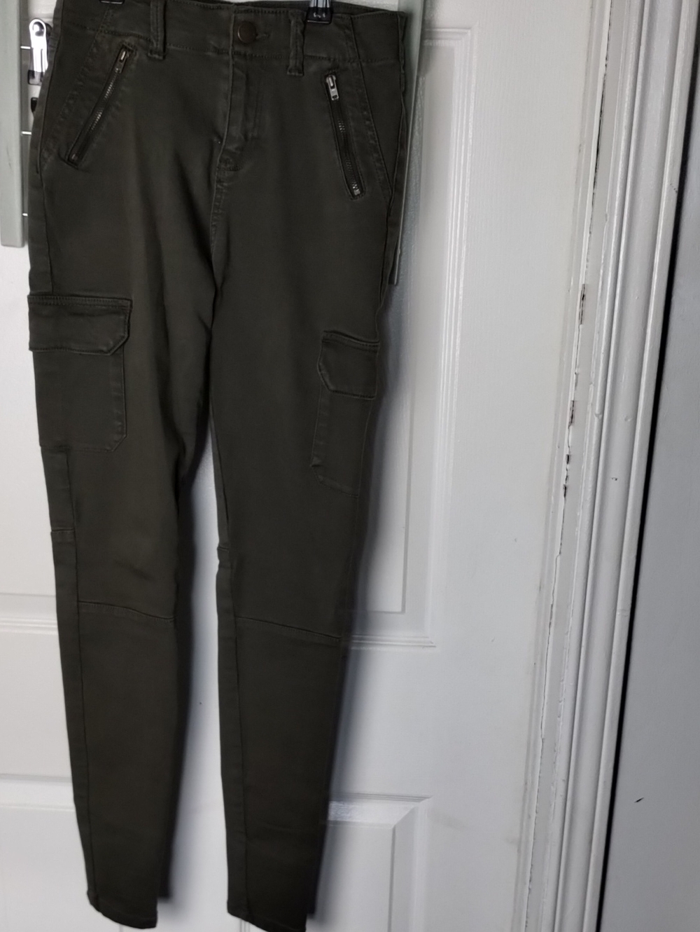 Suzy Shier Olive Green Skinny Cargo Pants | Junior Girls Size 3/4